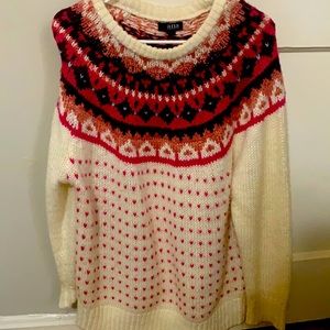 Beautiful sweater for winter wear.  Used gently only a few times.